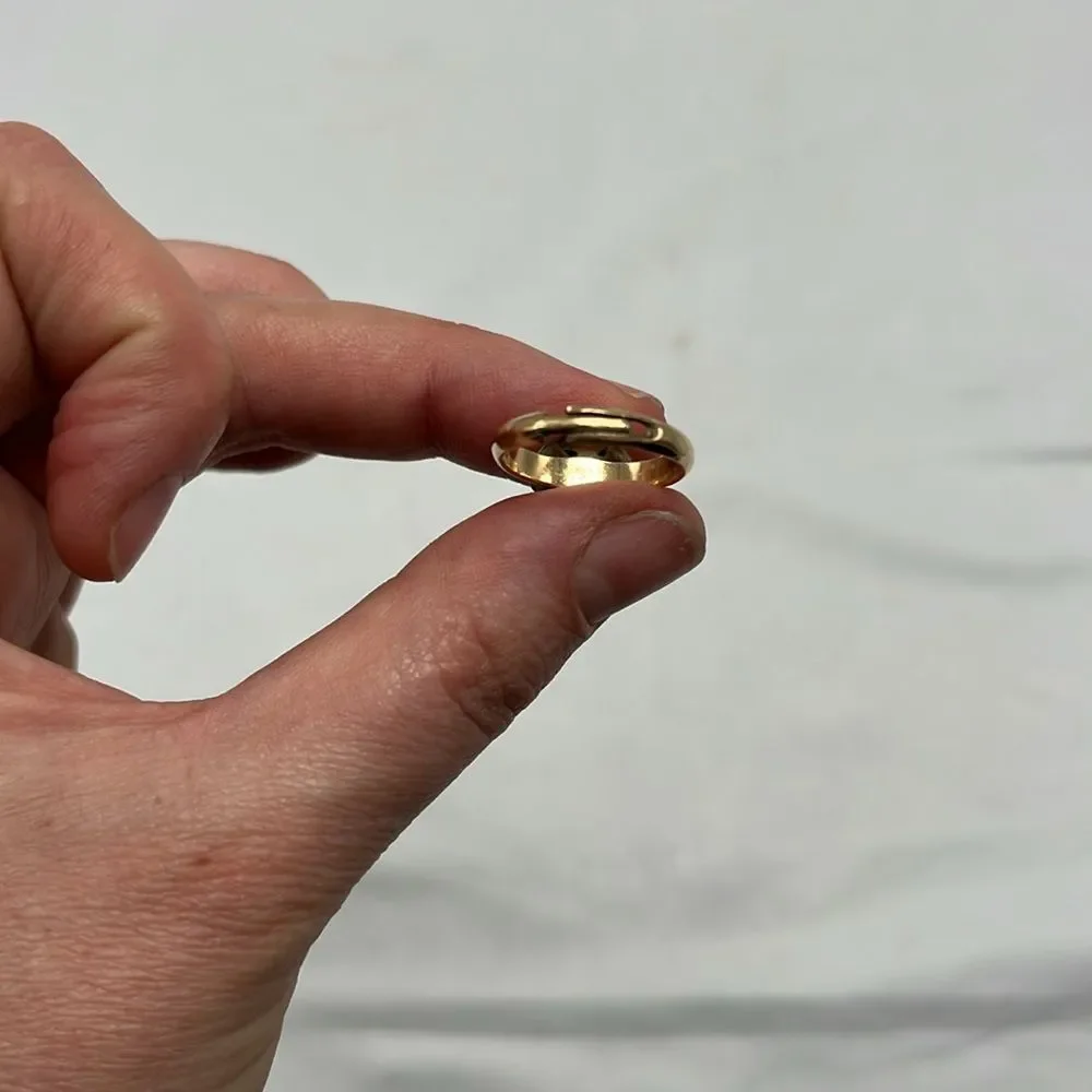 Vintage Delicate Flower Gold Filled Ring